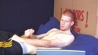 Young Tristian Jacking Off In Bathroom