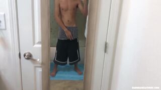 Latin Boy Roman Blake Beating Off
