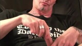 Amateur Tattoo Jacking Off