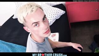Hot Jock Stepbrother Teaching Cute Twink Stepbrother Biology