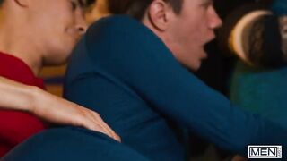 MEN - Jordan Lake Rides Maverick Sun, Then Cums As The Top Bangs Him Hot Before Getting A Creampie In His Ass