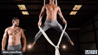 Dante Colle Fucks Dale Hot While Dale Suspends In Midair With The Aerial Silks - Men