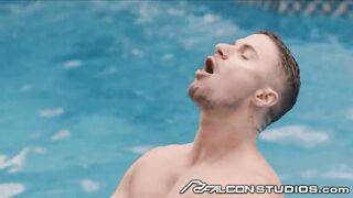 Gorgeous Pool Boy Gets Fucked Hard By Big Hunk