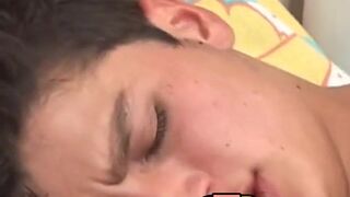 Latino gives a blowjob to receive raw and rough anal fucking