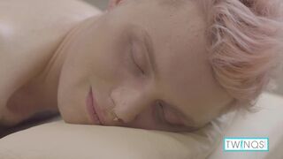 Fit Brunette Joshua D Gets Hard And Jerks Off His Big Cock!