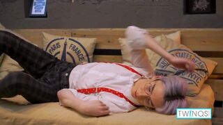 Karol Gajda Cums On His Abs After Had Fucked & Jerked Himself!