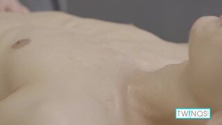 Sexy Lucas Got Her Shoulder Spermed By Handsome Twink Logan!