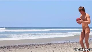 Justin Owen at the beach