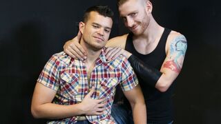 Mature gays fuck in the dungeon