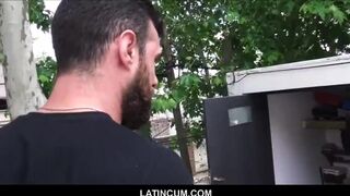 Latino Dad Surprises Twink Step Son & Boyfriend Amateur Threesome