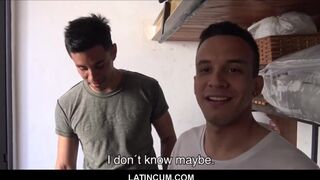 Amateur Latino Maintenance Boys Fuck For Cash While On Job