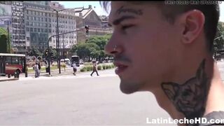 Bad Boy Latino Twink Paid Threesome Stranger In Bathroom