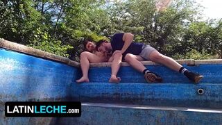 Two Latino Studs Liam Cox & Luke Ryder Have Some Fun In The Sun - Latin