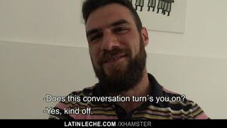 Latin- Latin; Threesome For A Hung Hairy Stud And Twunks