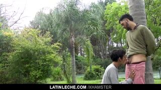 Latin-Latin; Latino Stud Gets His Cock Sucked By The Beach