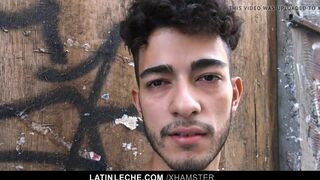 Latin - Cute Latino Hipster Gets A Sticky Cum Facial