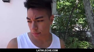 Latin - Bubble butt latin jock gets paid to suck cock