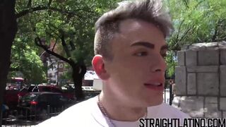 Latin; Latino bottom picked up and stuffed with bare dick