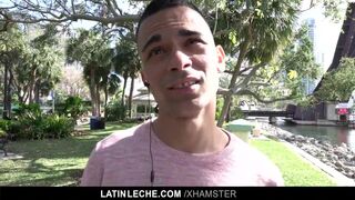 Latin - Broke Latin stud sucks and fucks a stranger