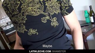 Latin - Nervous Latino Sucks a Cameraman For Money