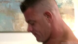 Hot Hairy Muscular Irishmen Barely Has Gag Reflex!