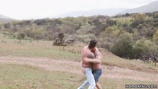 Muscle Guys Having Sex Countryside