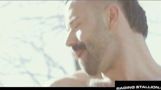 Hot - Burly Truckers Bring Muscle To His Knees