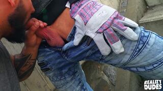 Jerome & Marty Take Their Time To Pleasure Each Other Next To A Public Road - Hot Dudes