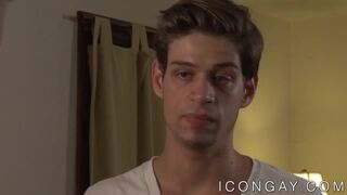 Naughty gay makes anal love with boyfriends beefy father