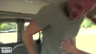 Hot Dudes - Dante Colle Puts Blindfold On Charles Knight Then Lets His Dick Fuck His Throat