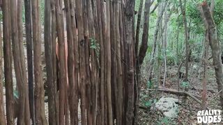 Hairy Hunk Amador Is Jacking Himself Off Alone In The Forest When He Is Approached And Fucked By Marco - Hot DUDES