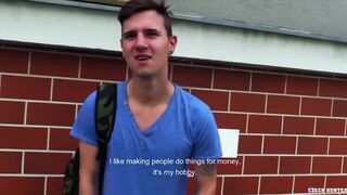 CZECH HUNTER 430 - Young Footballer Gets A Confident Boost With Some Cash Thrown At Him