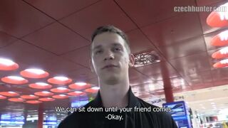 CZECH HUNTER 382 - Rather Than Waiting For The Train, Hot Jock Rides A Dick Bareback