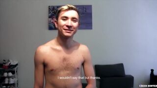 CZECH HUNTER - Cute Young Czech Boy Raw Fucked For Some Extra Cash