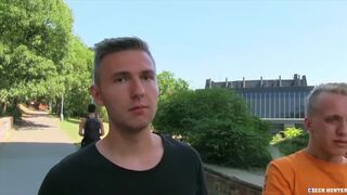 CZECH HUNTER 451 - Two Buddies Minding Their Own Business End Up Having A 3way