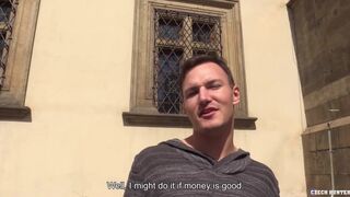 Hunter - He Planned To GoTo A Party With Friends But He Stays To Get His Asshole Fucked For Money