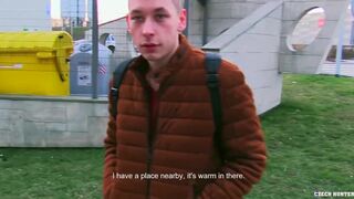 CZECH HUNTER 407 - Fit Hunk Gets Good Money To Suck & Fuck So He Can Make His Dream Move