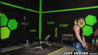 Hot House Sweaty Workout goes Anal!
