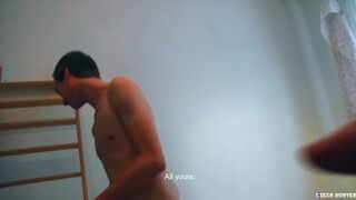 CZECH HUNTER 433 - Shy Dark Haired Twink Answers Some Questions & Sucks Cock