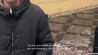 CZECH HUNTER 404 - Tattooed Hunk Gets His Ass Pounded For Cash & Loves It