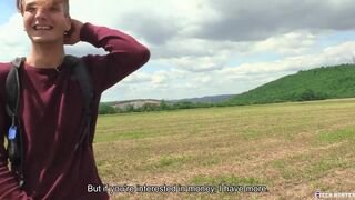 He Meets A Random Dude With A Nicely Shaped Body And Asks Him To Have Sex Out In The Fields - Hot