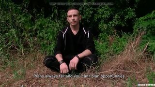 Czech Blonde Twink Sucks Cock For The Opportunity To Get A