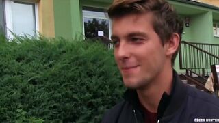 CZECH HUNTER 481 - Hot Stud Agrees To Get Fucked Bareback For Cash