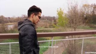 CZECH HUNTER 491 - Nerdy Twink Takes On A Massive Cock