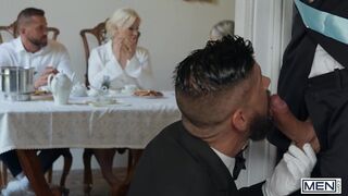 MEN - Prince Sir Peter Can't Resist Seducing His Handsome Servant Justin Jett Until He Gets His Cock Sucked