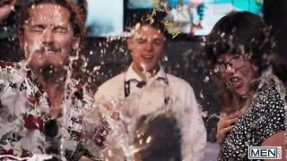 MEN - Neighbors Riley Mitchel & Nick Cranston Finally Get Together For A Meal But They Decide To Fuck Instead