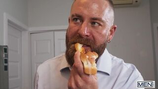 MEN - Maverick Sun Can't Get Enough Of Daddy Cakes' Dick As He Gets Fucked In Doggy & Missionary