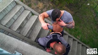 Hot Dudes - Jerome & Marty Are Not Going To Let A Busy Road Stop Them From Getting Fucked