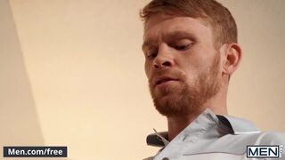 Men - Bottom Damien Kyle Gives A Blowjob To Top Calhoun Sawyer Before Getting His Ass Fucked