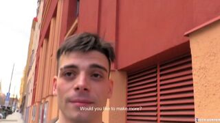 BigStr - Poor Cute Guy Takes A Stranger's Big Dick In His Ass As An Exchange For Some Money